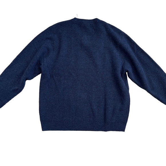 Men’s Bonobos Marled Fisherman Blue Crew Neck Sweater XXL - Picture 4 of 5